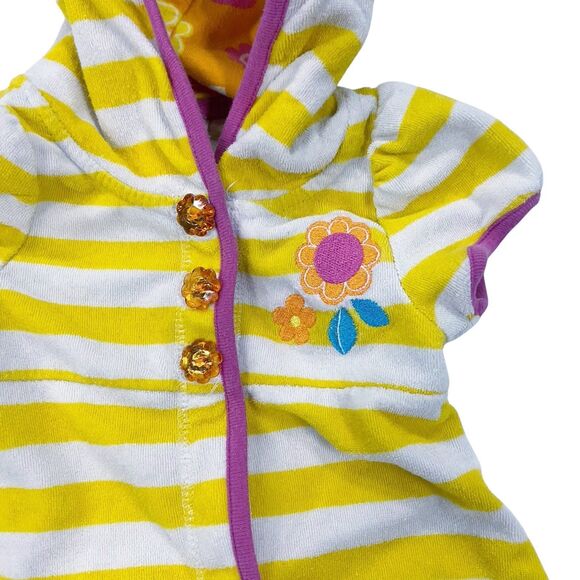 Disney Store Doc McStuffins Girl Swim Hooded Cover Up Terry Robe Toddler Size 3 - Picture 4 of 12